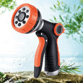 thumbnail image 1 of WOORNIGOJIN Heavy Duty Metal Hose Sprayer with 8 Spray Patterns Resistant Water Sprayer for Cleaning, 1 of 6