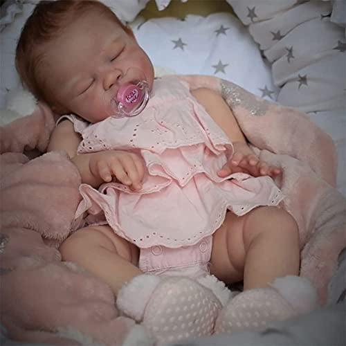 Silicone Doll Uvvyui Realistic 18 Reborn Baby Doll Closed-Eye