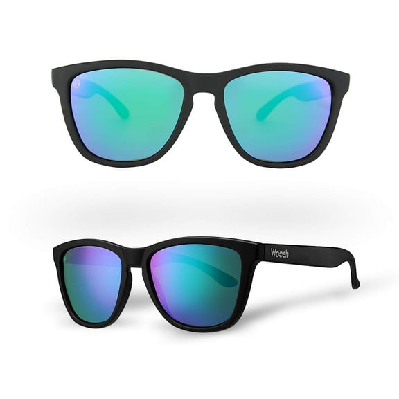 WOOSH Polarized Sunglasses for Men and Women - Lightweight Unisex Sun Glasses with UV Protection for Driving Fishing, Running, Sports, Beach and Outdoors (Bocas Deep)