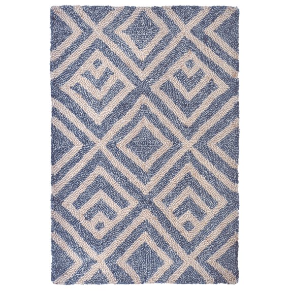 WOOSTER 6853/33 KUBA DENIM - 24"X36" Area Rug by Trans-Ocean