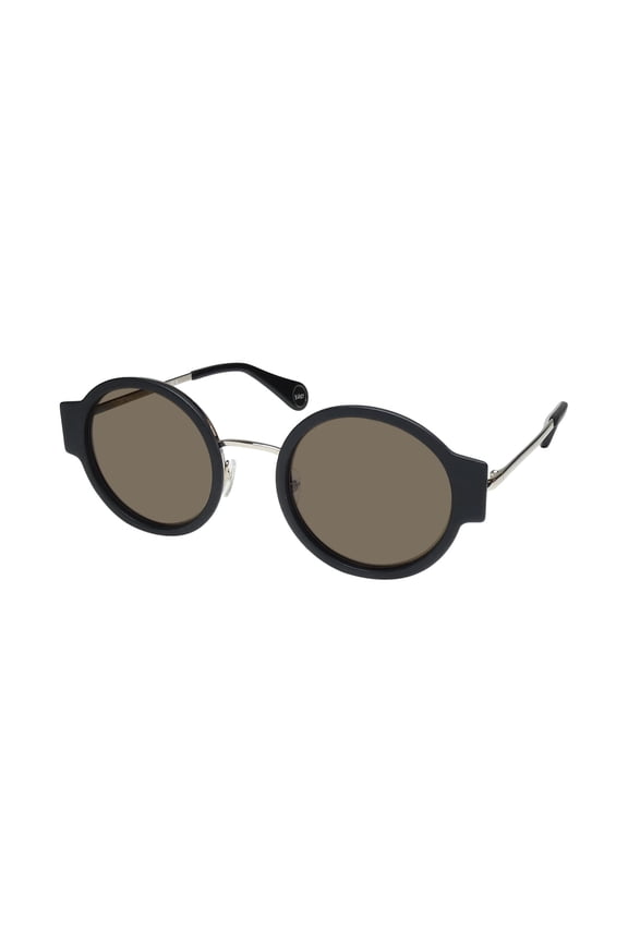 SUPER EDGY 1 SUNGLASSES ROUND SHAPE LENSES HAND MADE ACETATE WOMENS SHAPE