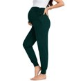 thumbnail image 1 of WOOXIO Women's Over The Belly Pregnancy Activewear Jogger Maternity Pants, 1 of 3
