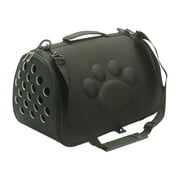 WOOZAPET Black Travel Pet Carrier For Dogs or Cats