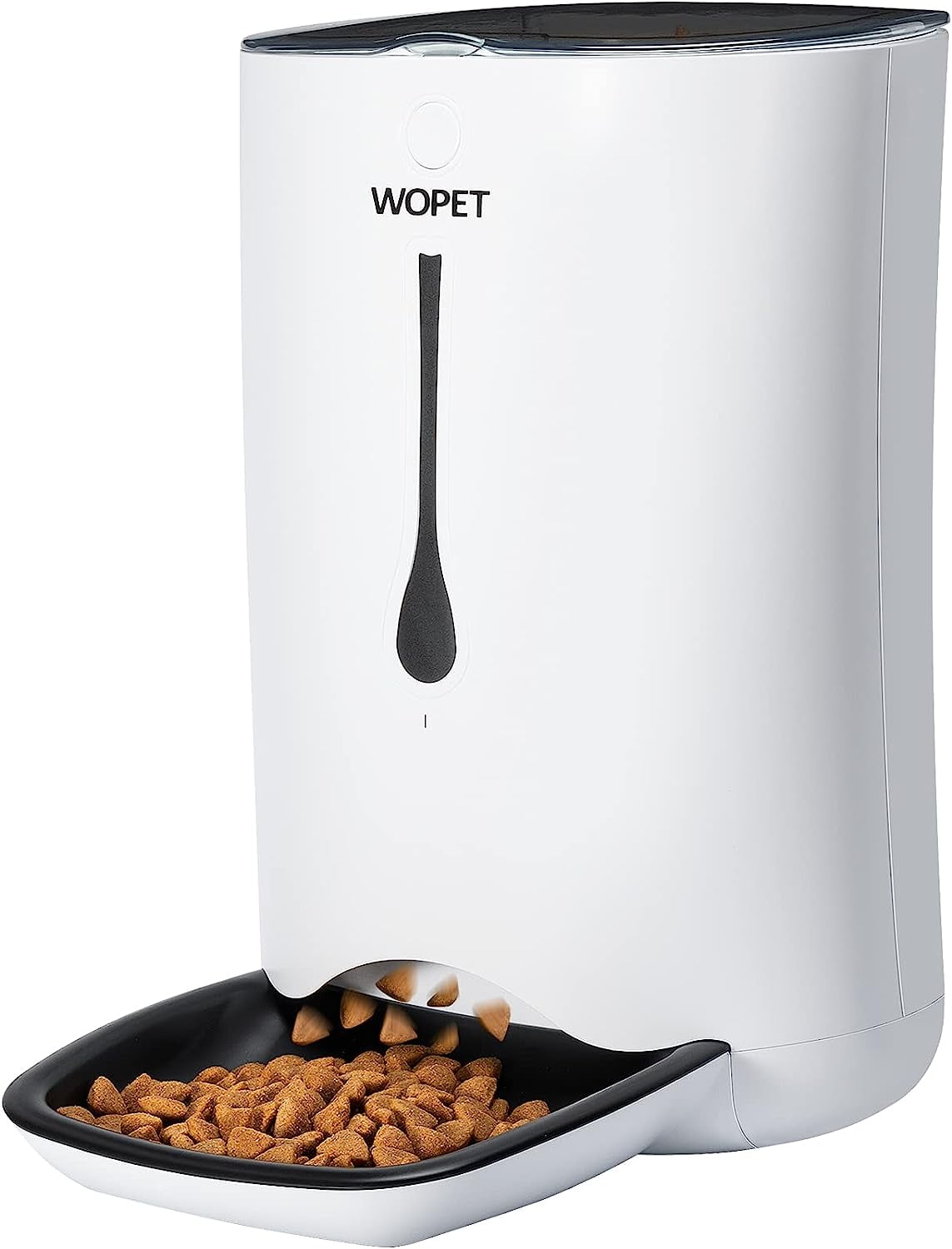 WOPET Automatic Cat Dog Feeder with Portion Control, Voice Recorder and