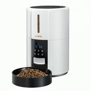 WOPET Automatic Dog Feeders, Cat Dispenser, With Desiccant Bag, Programmable 6 Meals, 10s Voice Recorder, 3L