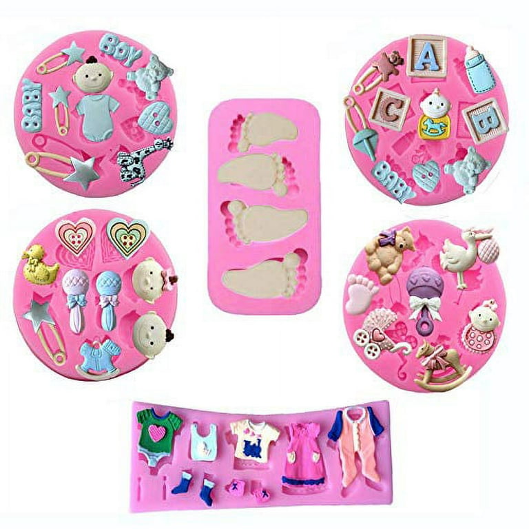 4Pcs/Set Barbie Doll Body Silicone Mold Fondant Cake Decorating Chocolate  Gumpaste Moulds Woman Body Polymer Clay Molds