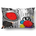 thumbnail image 1 of WOPOP Abstract With Strokes Splashes And Circles Pillowcase Pillow Cushion Cover 20x30 inch, 1 of 1