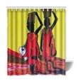 thumbnail image 1 of WOPOP Africa Waterproof Polyester Bathroom Shower Curtain 60x72 Inches, 1 of 2