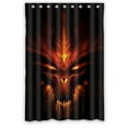thumbnail image 1 of WOPOP Amazing Horrible Design Evil Shower Curtain Waterproof Polyester Fabric Bathroom Curtain 48x72 inch, 1 of 1