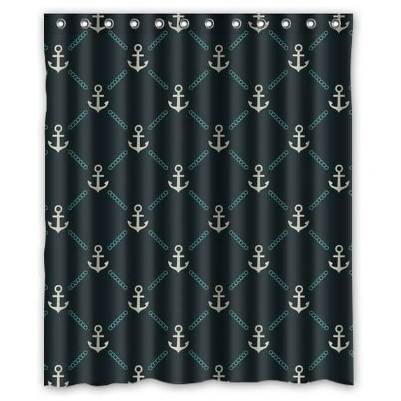 WOPOP Anchor Shower Curtain 60x72 inches