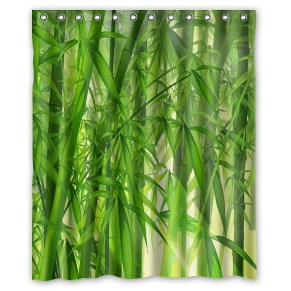 WOPOP Bamboo Shower Curtain 60x72 inches