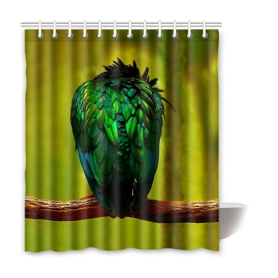 WOPOP Bird Waterproof Polyester Bathroom Shower Curtain 66x72 Inches