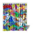 thumbnail image 1 of WOPOP Butterfly Waterproof Polyester Bathroom Shower Curtain 66x72 Inches, 1 of 2