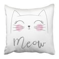 thumbnail image 1 of WOPOP Cat I Love You Valentine's Day Animal Drawing Children for School Books and More Separate Objects Pillowcase 20x20 inch, 1 of 1