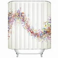 thumbnail image 1 of WOPOP Colorful Music Textures Abstract Note Shower Curtain 66x72 Inches, 1 of 1