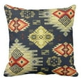 thumbnail image 1 of WOPOP Colorful Patterns Southwest Western Tribal Geometric Brown Country Pillowcase Cover 20x20 inch, 1 of 1