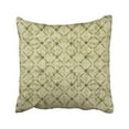 thumbnail image 1 of WOPOP Contrasting Sage Green Diamond Pattern Faux Terryc Decorative Pillowcase 20x20 inch, 1 of 1