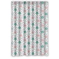 thumbnail image 1 of WOPOP Cute Flower Dots And Little Flowers Shower Curtain Waterproof Polyester Fabric Bathroom Curtain 48x72 inch, 1 of 1