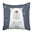 thumbnail image 1 of WOPOP Cute bear in space Pillowcase Throw Pillow Cover Case 16x16 inches, 1 of 2