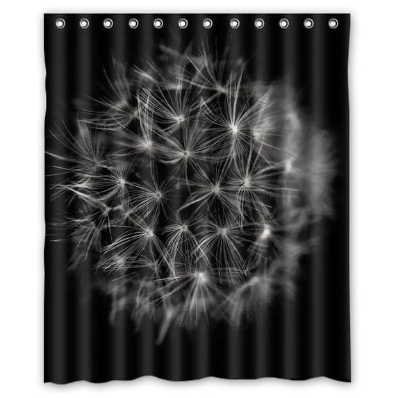 WOPOP Dandelion Waterproof Shower Curtain 66x72 inches