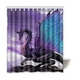 thumbnail image 1 of WOPOP Dragon Waterproof Polyester Bathroom Shower Curtain 60x72 Inches, 1 of 2