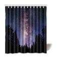 thumbnail image 1 of WOPOP Galaxy Waterproof Polyester Bathroom Shower Curtain 60x72 Inches, 1 of 2