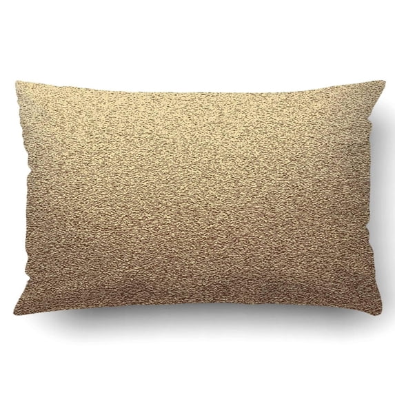 WOPOP Gold Sparkle Gold Metallic Texture Trendy Template Designs Pillowcase Pillow Cushion Cover 20x30 inch