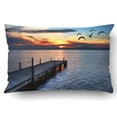 thumbnail image 1 of WOPOP Gulls Fly Over The Sea Pillowcase Pillow Cushion Cover 20x30 inch, 1 of 1