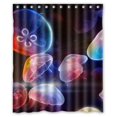 thumbnail image 1 of WOPOP Jellyfish Waterproof Shower Curtain 66x72 inches, 1 of 1