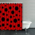 thumbnail image 1 of WOPOP Ladybug Pattern Seamless Shower Curtains Bathroom Curtain 60x72 Inch, 1 of 1