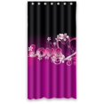 thumbnail image 1 of WOPOP Love Heart Pink Waterproof Bathroom Fabric Shower Curtain 36x72 inches, 1 of 1