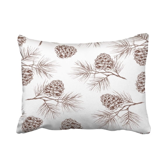 WOPOP Merry Xmas Decor Throw Lumbar Pillowcase Pillow Cushion Cover 20x30 inches