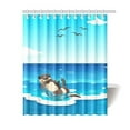 thumbnail image 1 of WOPOP Sea Otter Living in the Ocean Waterproof Polyester Shower Curtain 60x72 inches Bath Curtain Home Decor, 1 of 2