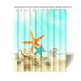 thumbnail image 1 of WOPOP Seashell Starfish Sand Shower Curtain, Tropical Summer Island Beach Polyester Fabric Shower Curtain Bathroom Sets with Hooks 60x72 Inches, 1 of 3