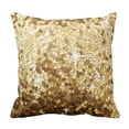 thumbnail image 1 of WOPOP Silver Sparkle B107 Bling Sparkley Gold Glitter Pillowcase Cushion Cover 20x20 inches, 1 of 1
