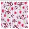 thumbnail image 1 of WOPOP Spring Decor Watercolor Flower Pattern Colorful Printing Farmhouse Polyester Fabric Bathroom Shower Curtain 66x72 inches, 1 of 1
