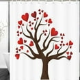 thumbnail image 1 of WOPOP Tree Heart Textures Shower Curtain 60x72 Inches, 1 of 1