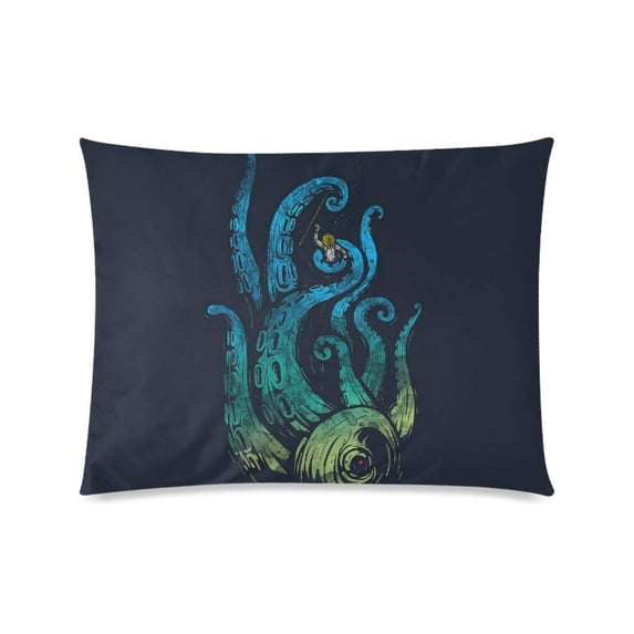 WOPOP Undersea Attack Deisign Pillowcase Pillow Cover Two Sides Printing 20x30 Inches