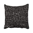 thumbnail image 1 of WOPOP White Einstein Blackboard With Physical Equations And Formulas Black Physics Theory Math Pillowcase Cover 20x20 inch, 1 of 1