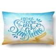 thumbnail image 1 of WOPOP You Are My Sunshine Lettering Pillowcase Pillow Cushion Cover 20x30 inch, 1 of 1