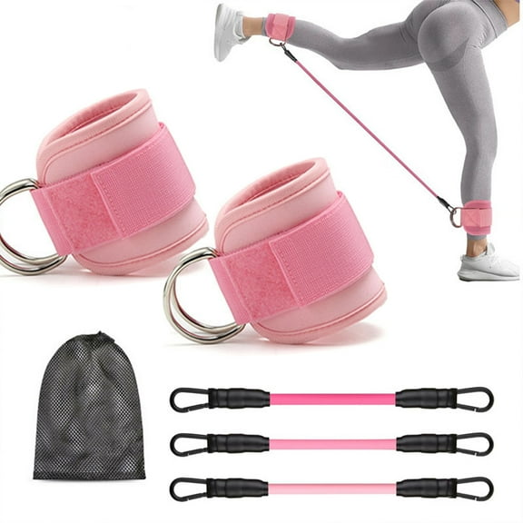 WQQQW Ankle Resistance Bands for Working Out with Cuffs, Leg Butt Training Equipment Exercise Bands