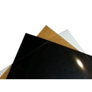 WORBLA 3 PACK COMBO - CLASSIC,TRANSPART, BLACK - 10 x 9.25 Inch Per Sheet - Worblas Finest Art Thermoplastic + Worbla TranspArt + Worbla Black