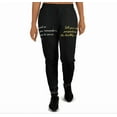 thumbnail image 1 of CWMBS by Tae’ Store: WORDY-WIT-IT Women’s Joggers – All-Over Print Slim Fit with Pockets, Brushed Fleece & Elastic Waistband, 1 of 1