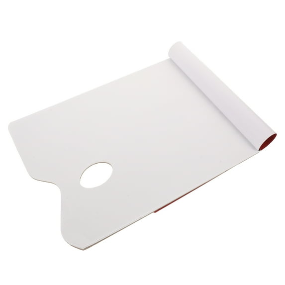 WORGEOUS 1 Book of Paper Paint Color Palette Painting Pallet Tray Disposable Water Color Palette Paper