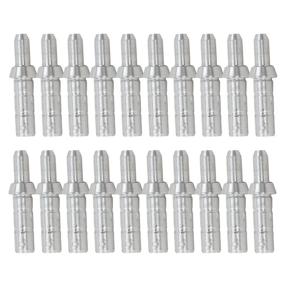 WORGEOUS 1 Pack 20pcs Hunting Archery Arrows Arrow Tail Aluminum Arrow Archery Hunting Compound Bow Arrow (Silver