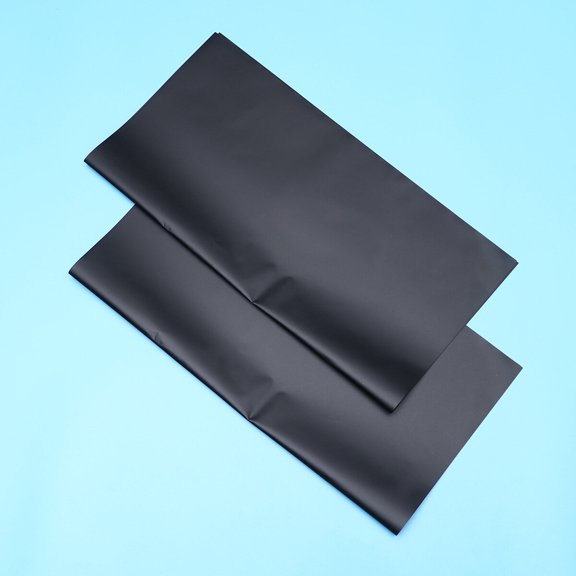 WORGEOUS 20 Sheets Flower Wrapping Paper Pack, Translucent Color Wrap for Bouquets, Black