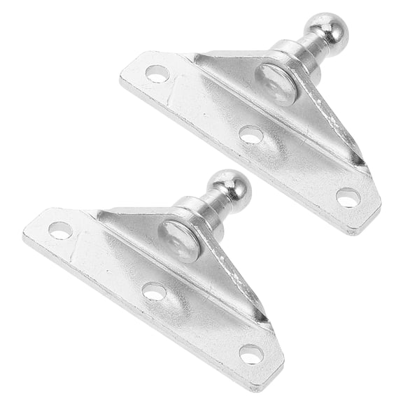 WORGEOUS 1 Pair Lift Strut Ball Brackets 10mm Ball Mount 10mm Ball Mounting Bracket For Gas Struts Shocks Spring Lift Support Prop