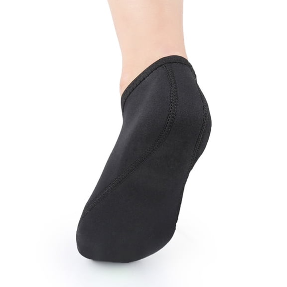 HINTRMENT 1Pair Breathable Black Diving Socks Ankle Length for Water Activities