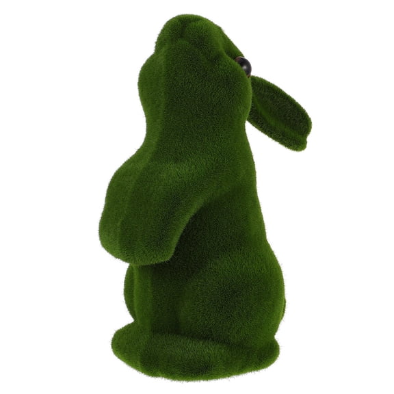 BESTYASH Faux Moss Figurine Decor, Indoor Outdoor Green Moss Animal Statue for Decoration