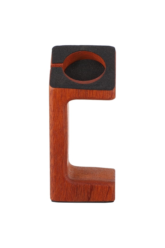 Watch Stand Bracket Wooden Brown 1Pcs 3.97X1.73X1.26Inch